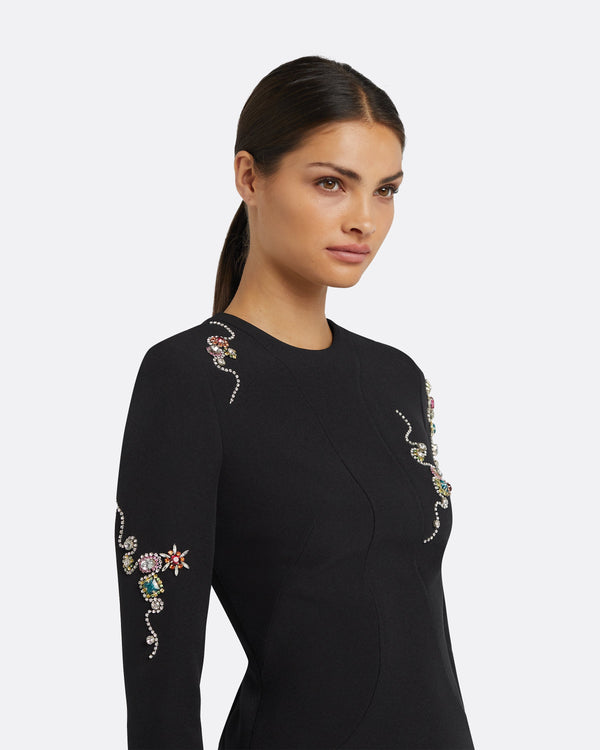 Safiyaa Reagan Black Short Dress