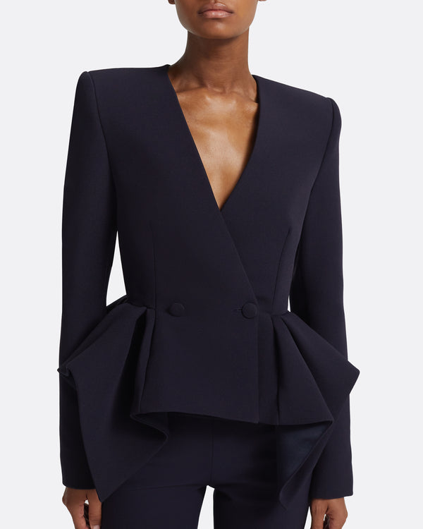 Safiyaa Renna Jacket In Midnight Navy