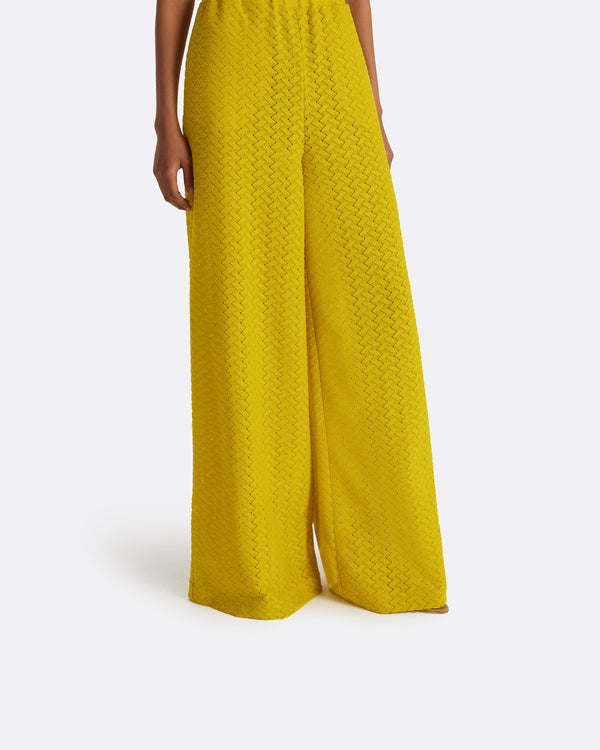 Safiyaa Rewana Chartreuse Trousers