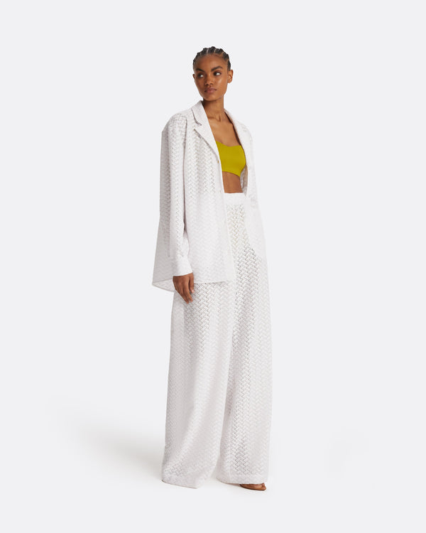 Safiyaa Rewana Ivory Trousers