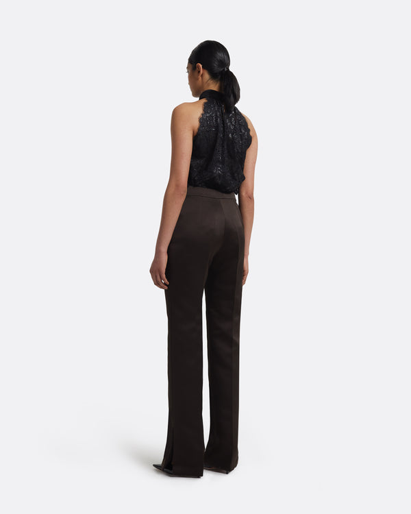 Safiyaa Rikina Trousers In Peat Brown