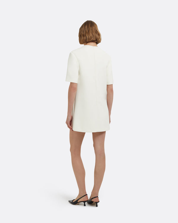 Safiyaa Ripley Short Dress In Ivory