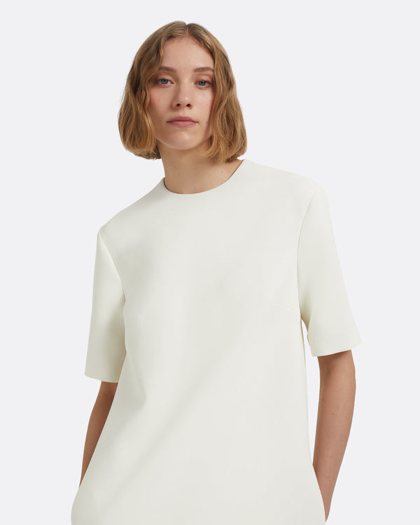 Safiyaa Ripley Short Dress In Ivory