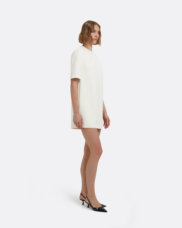 Safiyaa Ripley Short Dress In Ivory