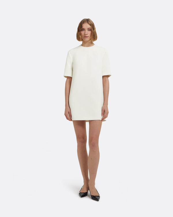 safiyaa Ripley Short Dress in Ivory