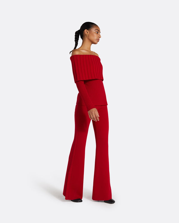 Safiyaa Risetta Azalea Red Knit