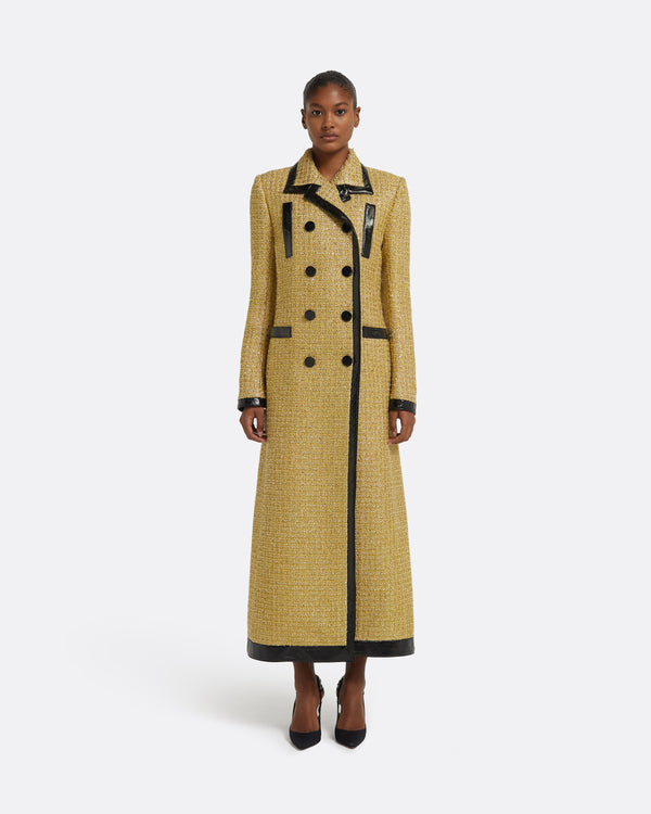 safiyaa River Jacket in Yellow Gold