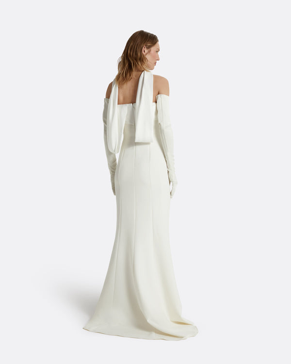 Safiyaa Roshana Ivory Long Dress