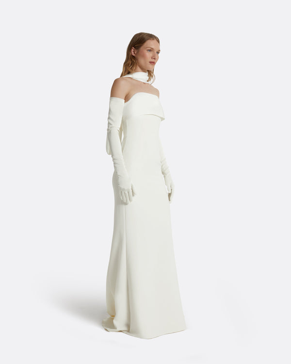 Safiyaa Roshana Ivory Long Dress