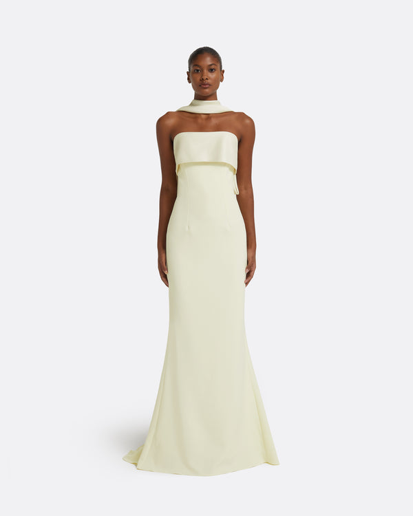 safiyaa Roshana Sorbet Long Dress