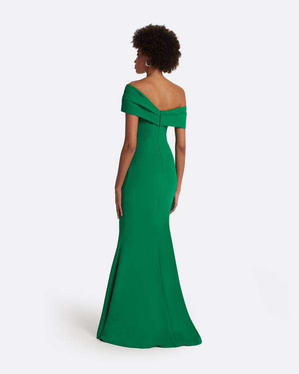 Safiyaa Rossa Emerald Long Dress