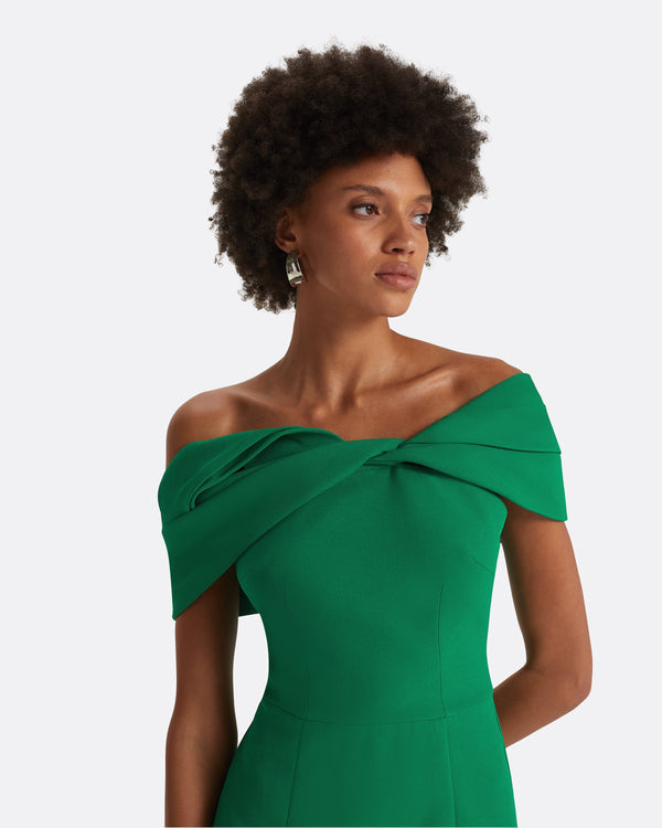 Safiyaa Rossa Emerald Long Dress