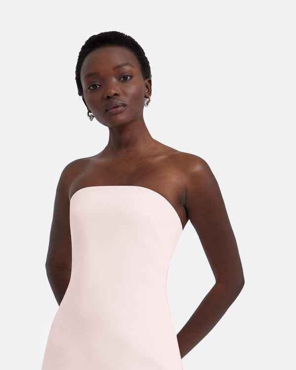 Safiyaa Rowan Barely Pink Short Dress
