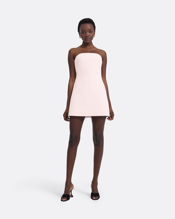 safiyaa Rowan Barely Pink Short Dress