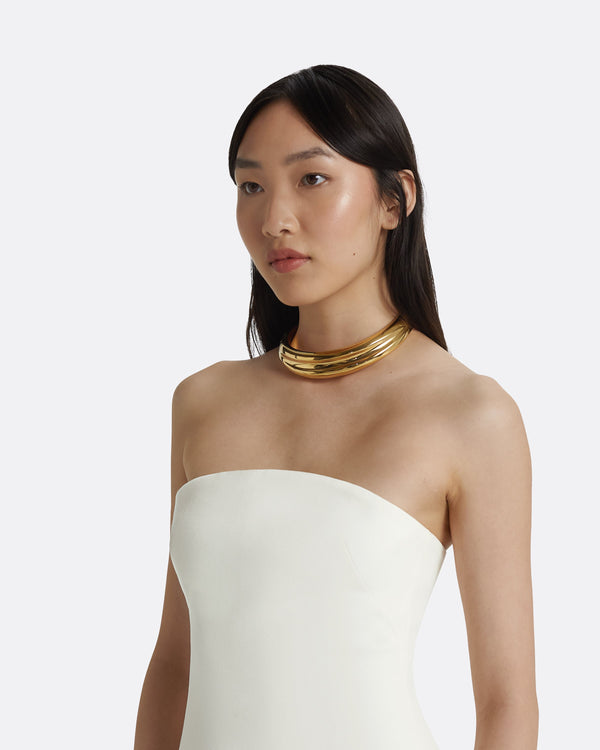 Safiyaa Rowan Ivory Short Dress