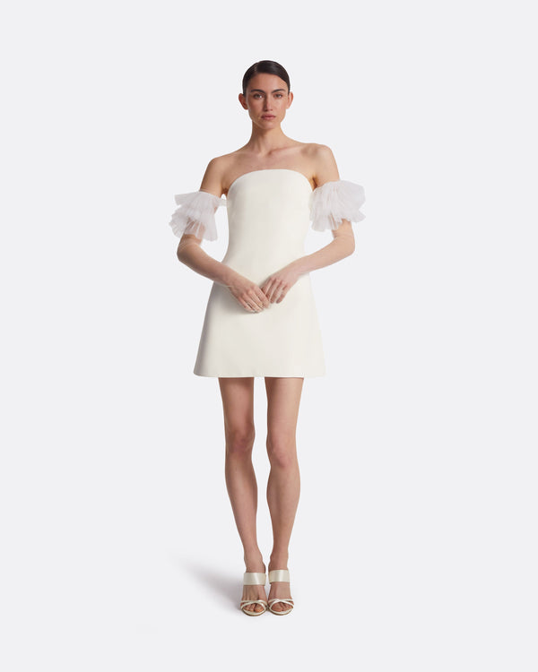 Safiyaa Rowan Ivory Short Dress