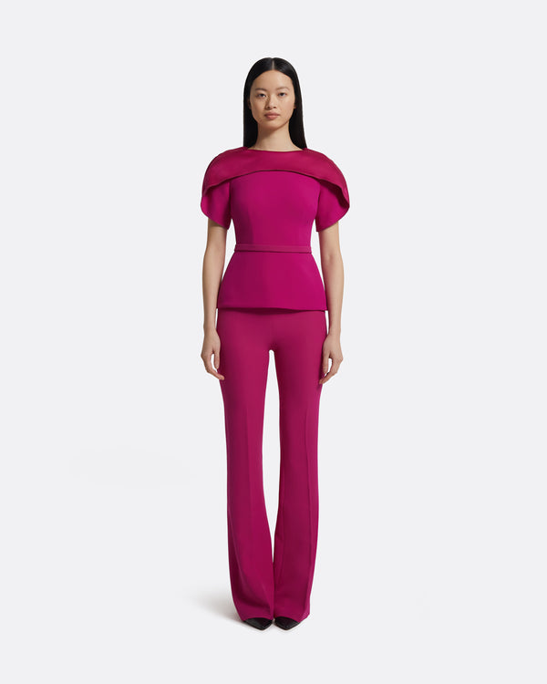 Safiyaa Runa Top In Fuchsia