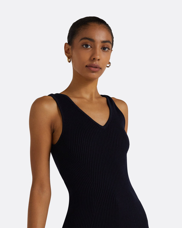 Safiyaa Sabrine Navy Knit