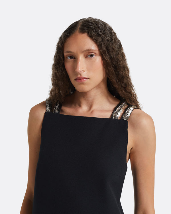 Safiyaa Sahle Black Short Dress