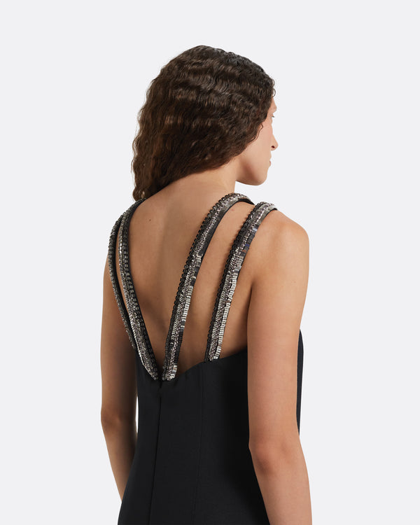 Safiyaa Sahle Black Short Dress