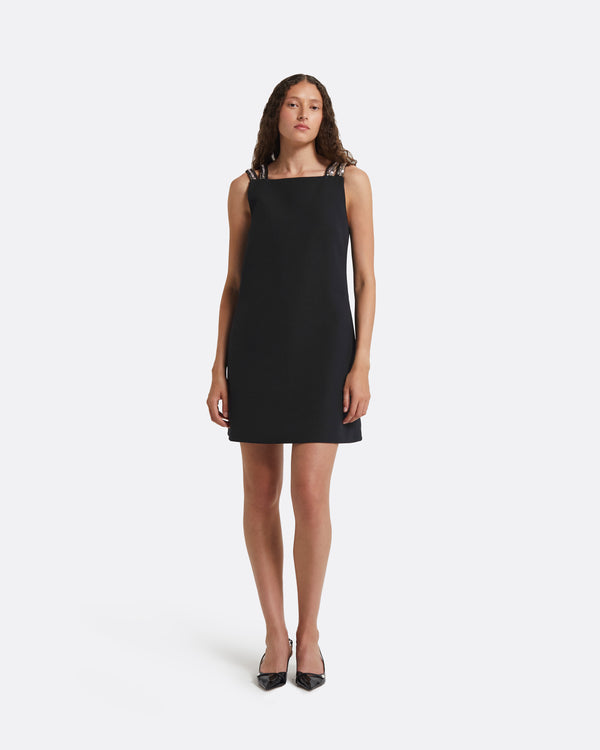 safiyaa Sahle Black Short Dress