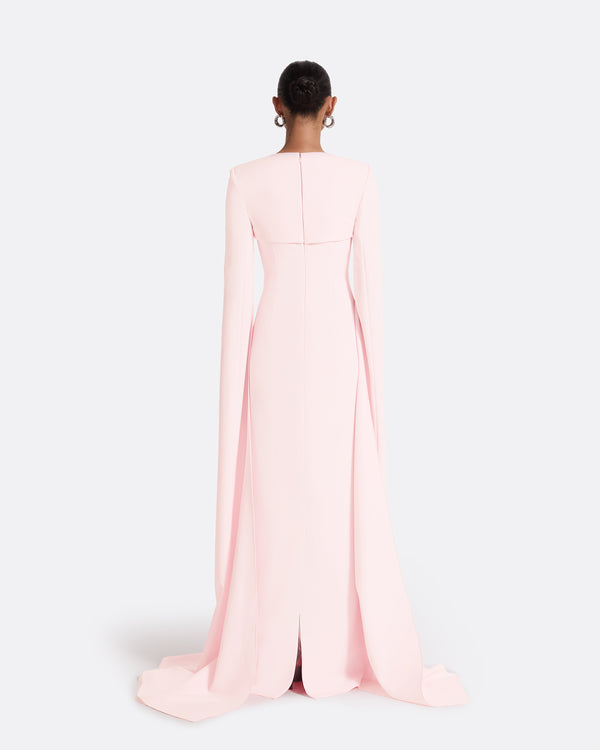 Safiyaa Sarita Peony Blush Long Dress