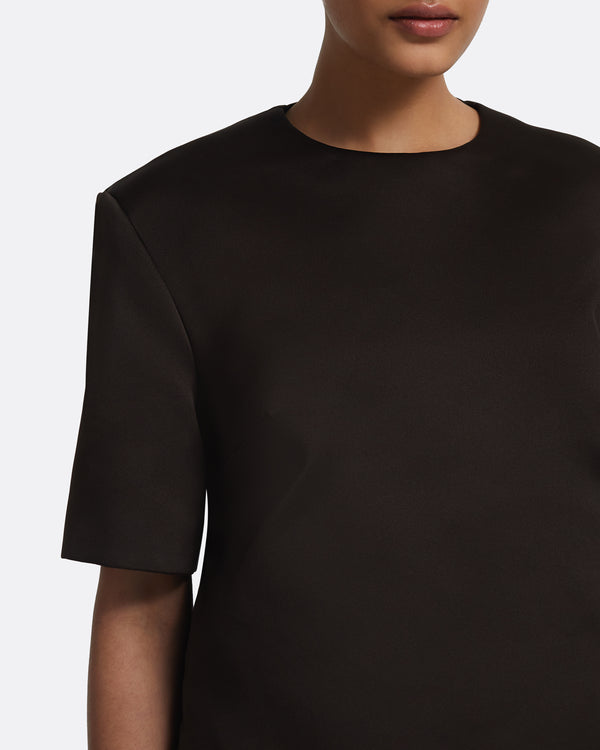 Safiyaa Sayuri Top In Peat Brown