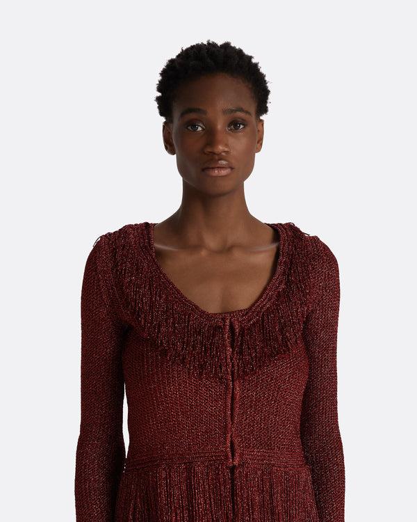 Safiyaa Scarlett Amber Sun Knit Jacket