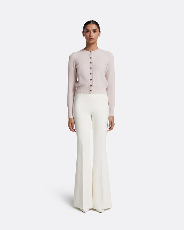 safiyaa Selen Barely Pink Knit Top