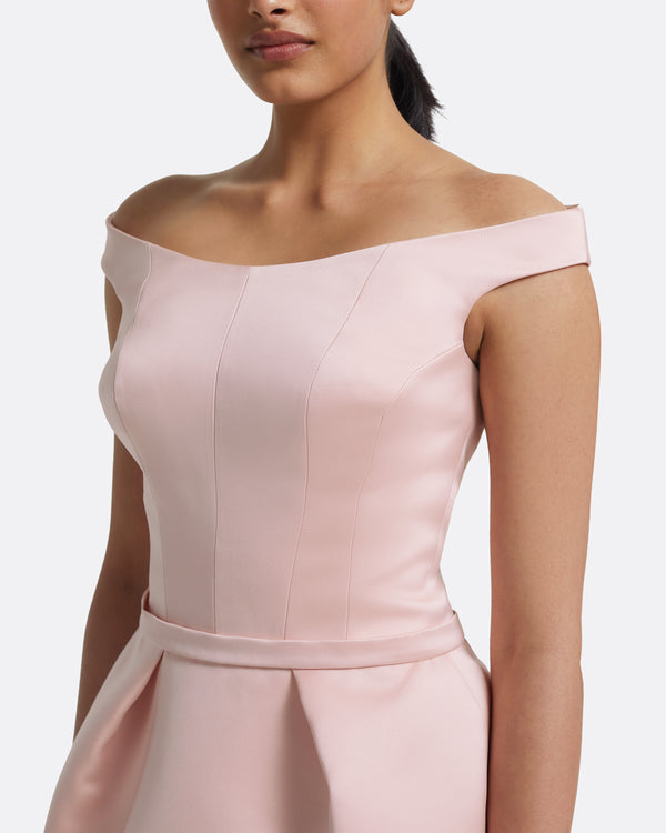 Safiyaa Senka Short Dress In Lotus Bloom