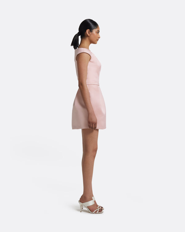 Safiyaa Senka Short Dress In Lotus Bloom