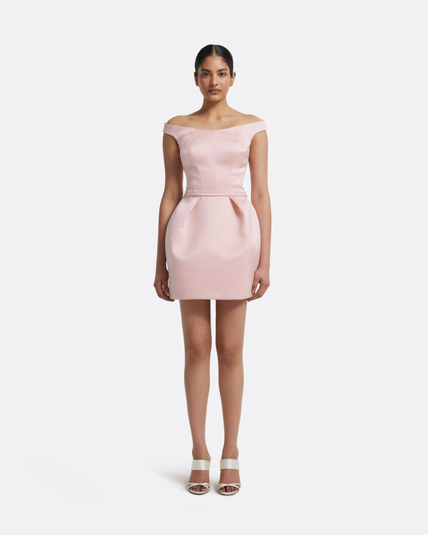 safiyaa Senka Short Dress in Lotus Bloom