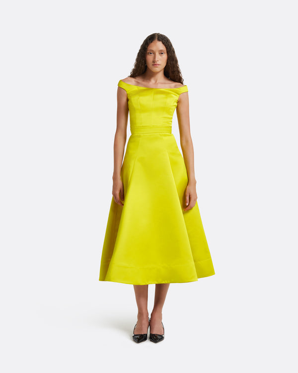 safiyaa Sera Chartreuse Top