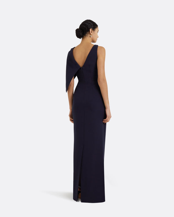 Safiyaa Serendipity Midnight Navy Long Dress