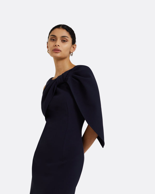 Safiyaa Serendipity Midnight Navy Long Dress