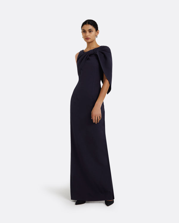 Safiyaa Serendipity Midnight Navy Long Dress