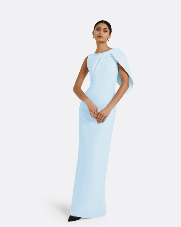 safiyaa Serendipity Pale Blue Long Dress