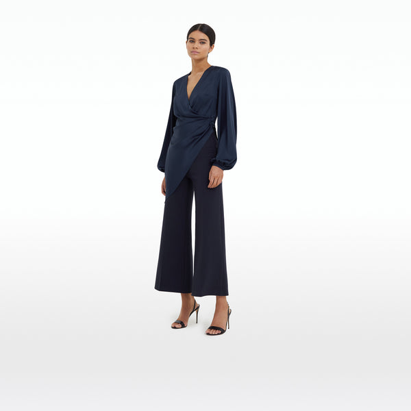 Safiyaa Silka Sapphire Top