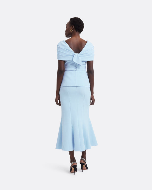 Safiyaa Sol Pale Blue Skirt