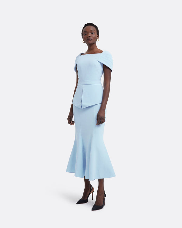 Safiyaa Sol Pale Blue Skirt