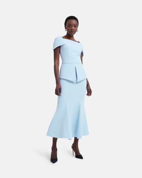 safiyaa Sol Pale Blue Skirt