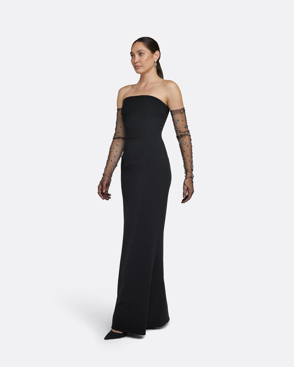 Safiyaa Soshin Black Long Dress