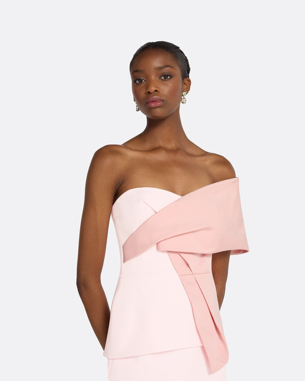 Safiyaa Suri Peony Blush Long Dress