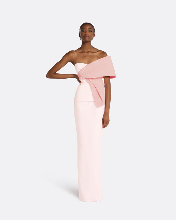 safiyaa Suri Peony Blush Long Dress