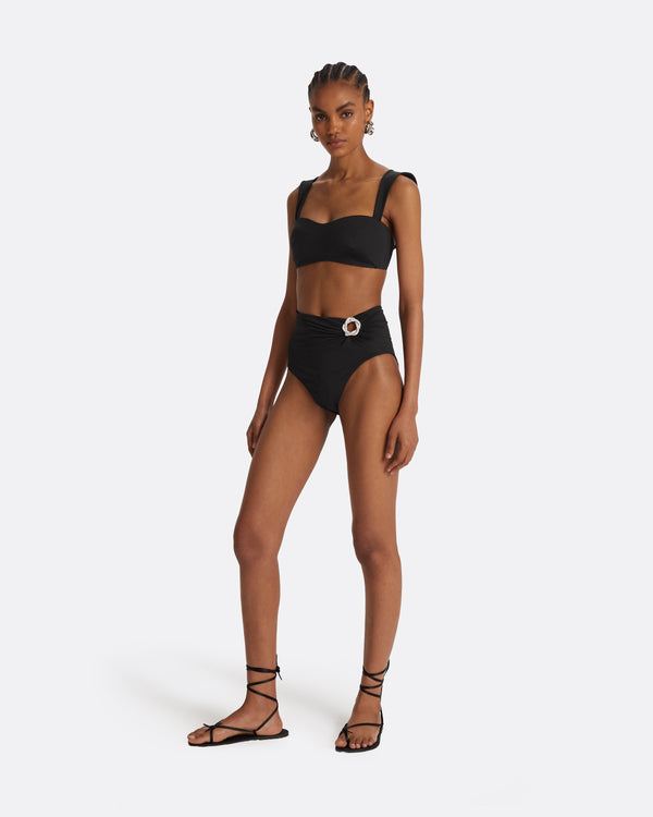 safiyaa Tabi Black Bikini Bottom