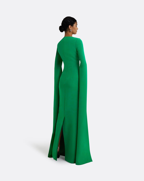 Safiyaa Talin Emerald Long Dress