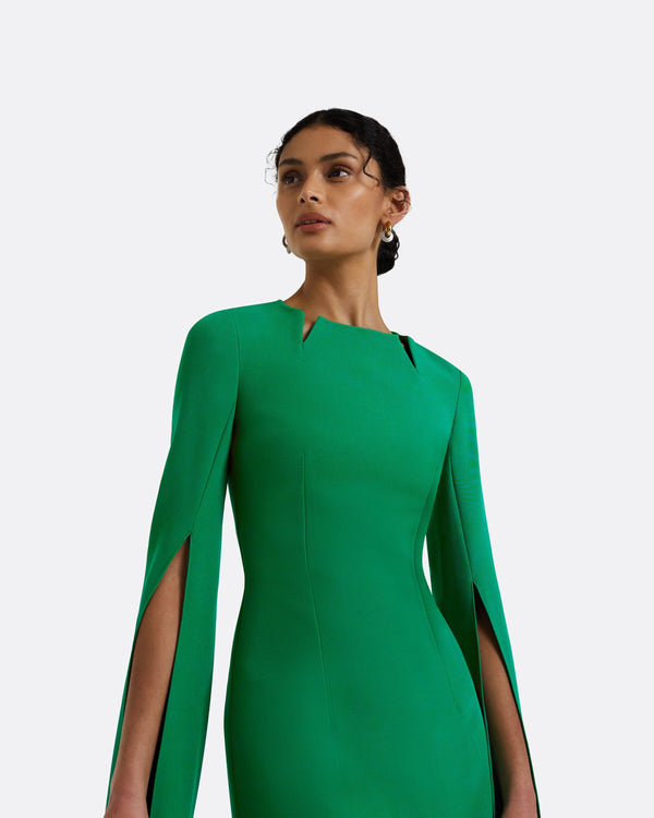 Safiyaa Talin Emerald Long Dress