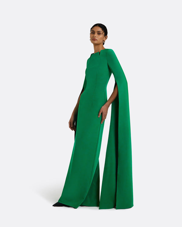 Safiyaa Talin Emerald Long Dress