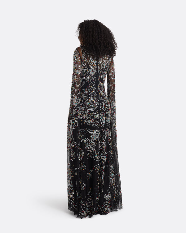 Safiyaa Talina Black Long Dress