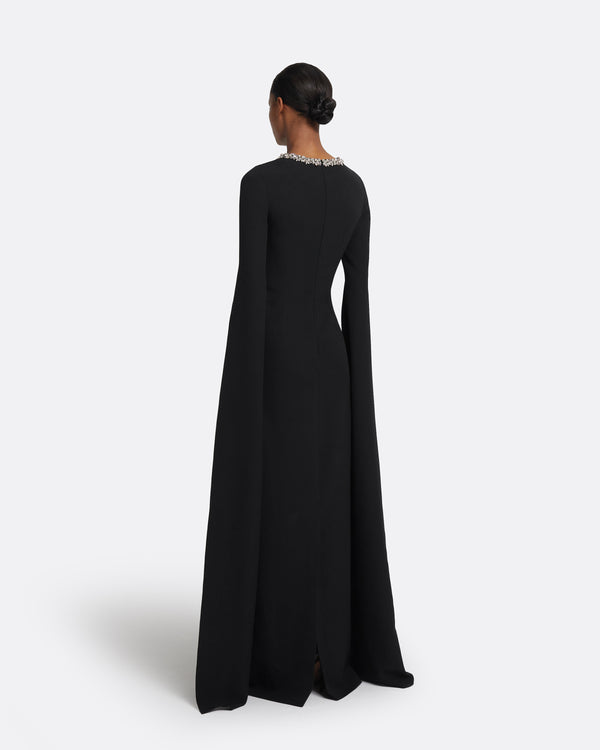 Safiyaa Talina Long Dress In Black